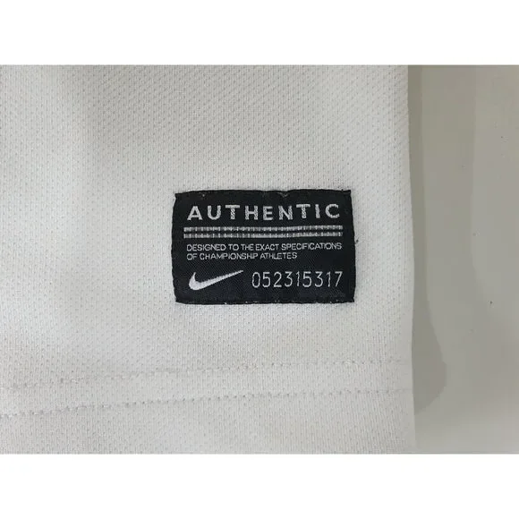 Nike Mens Unisex White England Rugby Polo Shirt O2 Rose Size L - Picture 4 of 4